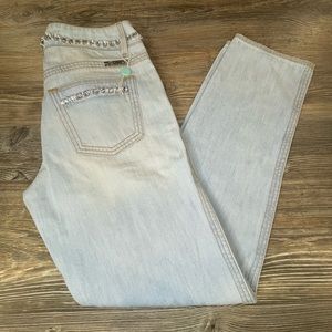 Blumarine Women’s Studded Waist Jeans US Size 8